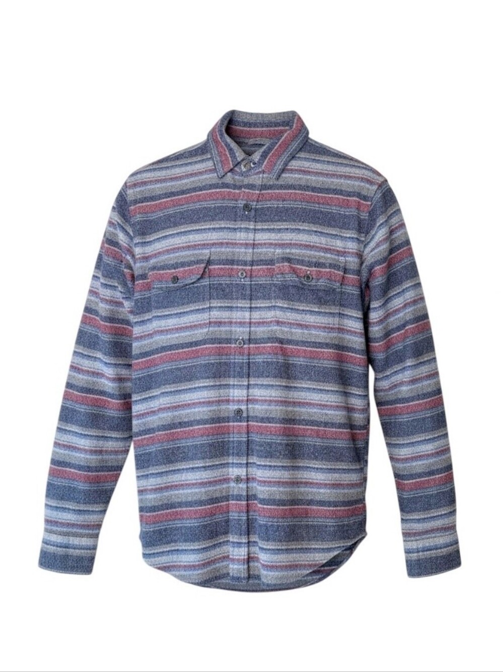 Express Men's Flannel Long Sleeve Button Down Shirt Top